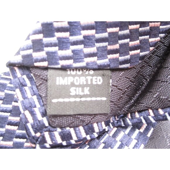 Men's Jones New York 100% Silk Geometric Neck Tie (NT7) - Picture 4 of 5